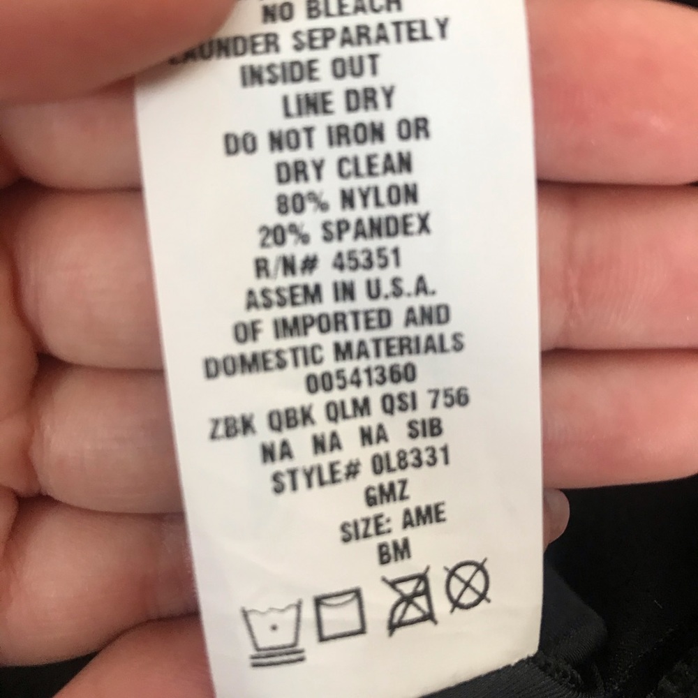 NWOT Alpha Factor Long Sleeve Leotard,Adult Medium - Picture 6 of 6